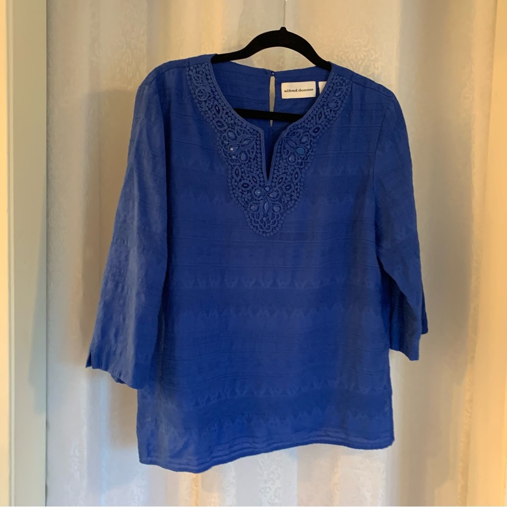 ALFRED DUNNER  Tunic Top Sz: 14